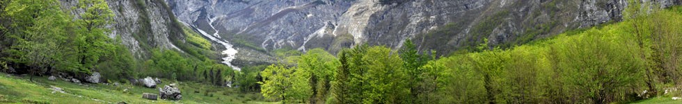 Tolminka Fluss Tal - Planina pod Osojnico-Alm