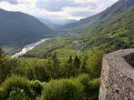 Kozlov rob Castle - Soca River and villages Dolje, Gabrje, Volarje 