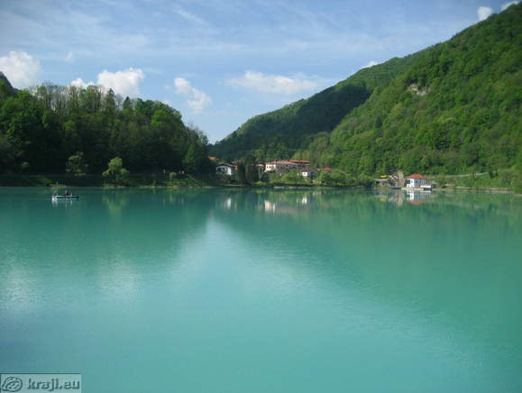 Pogled proti Mostu na Soči