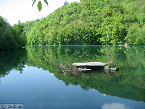 Sotočje Idrijce in Soče v Mostu na Soči