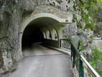 Devils's Bridge - Start of the tunnel before Devil's Bridge 