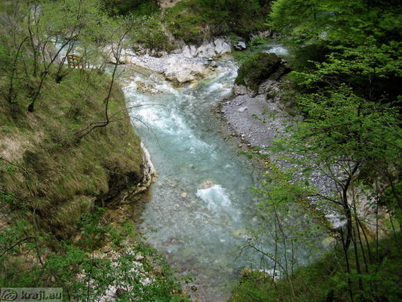 Confluence of Tolminka and Zadlascica
