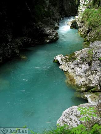 Tolminka in the Tolmin Gorge