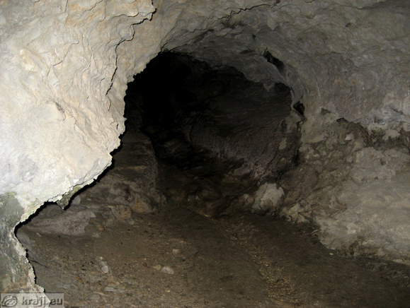 Adit in the cave