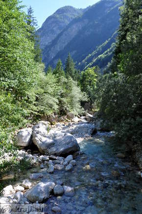 The Soca River in Trenta