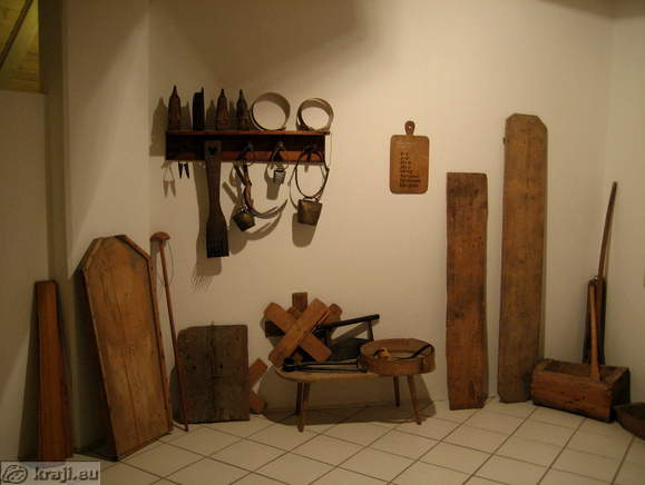 Trenta Museum on the upper floor