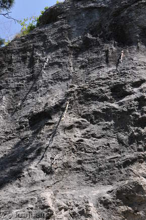 Schlucht Bela - Klettersteig Vipava Bela
