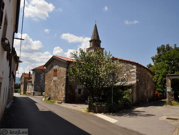 Church of the St. Cross in the south part of Vrhpolje