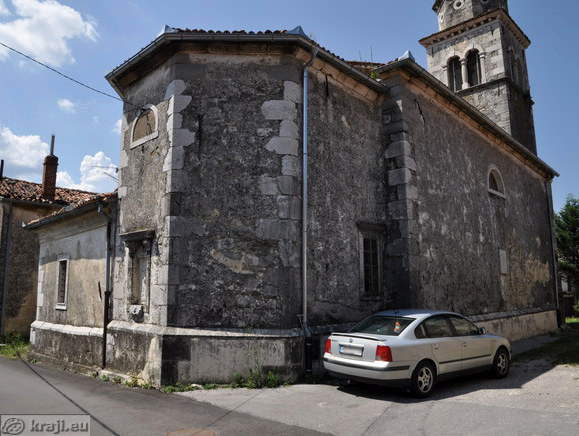 Vrhpolje - Church of the St. Cross