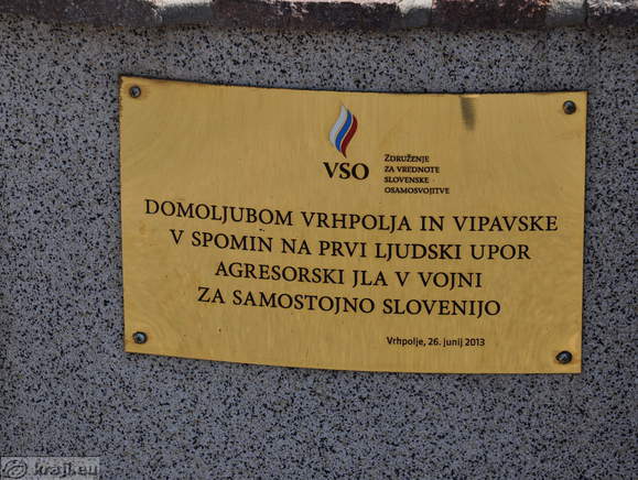 Inscription on the monument