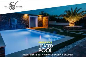 Villa Sunset Pool & Spa apartments 