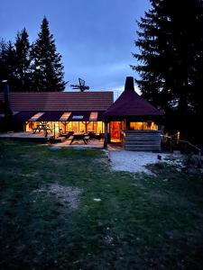 Chalet on Pohorje hill Maribor bike park next to the downhill track