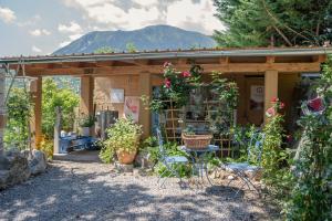 mobile house on a herbs farm 