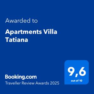 Apartments Villa Tatiana 
