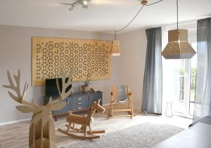 Lesnavesna designer Apartment with a garden