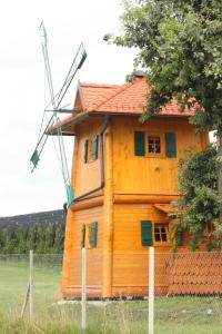Unique wooden holiday house in nature 