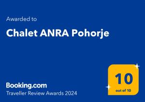 Chalet ANRA Pohorje 