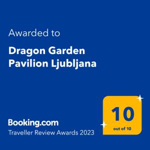 Entire house in the center of Ljubljana - FREE PARKING - Dragon Garden Pavilion Ljubljana 