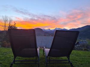 Home with views on Alps 