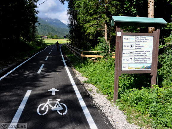 Radweg: Ratece-Weißenfelser Seen