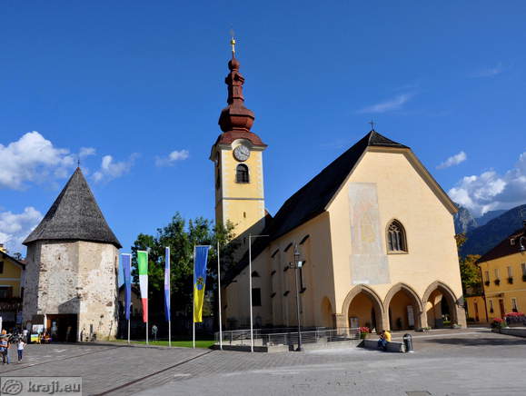 Obrambni stolp pri cerkvi v Trbižu