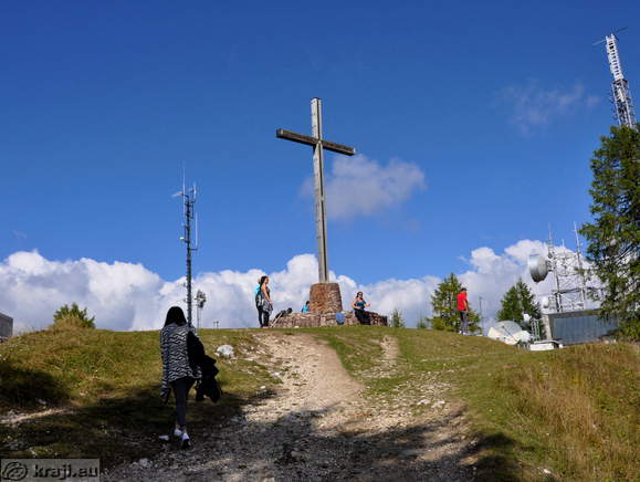 Cross on Mount Lussari