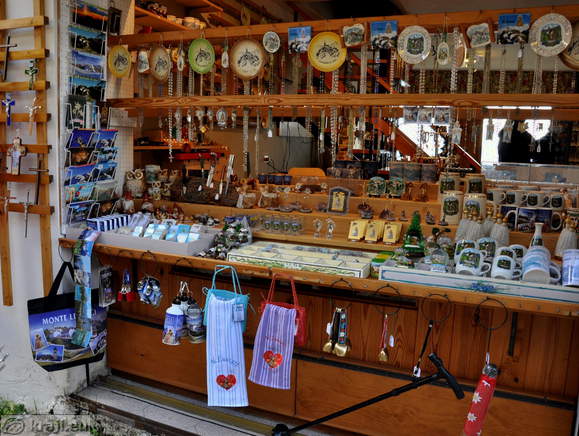 Souvenirs on the Mount Lussari