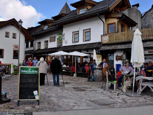 Guest houses with food and drink on the Sanctuary of Mount Lussari