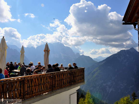 Wonderful view on summits around Val Saisera Valley