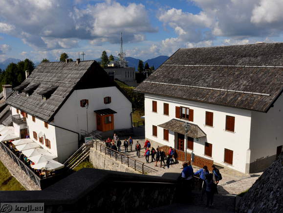 Path around Sanctuary of Mount Lussari