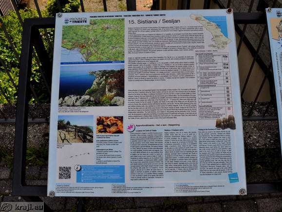 Information board - Sistiana