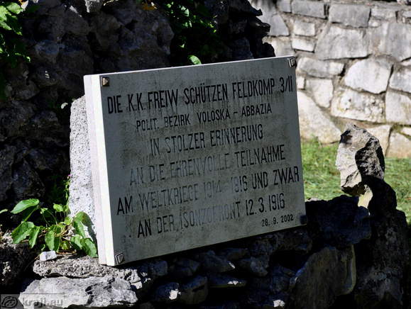 Spomenik Schützen - Prva svetovna vojna
