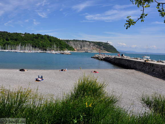 Sistiana beach