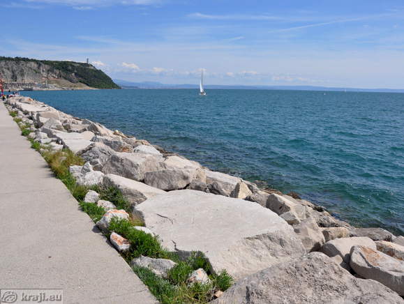 View in the direction of Trieste