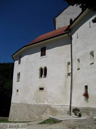 West wall of Castle Pisece