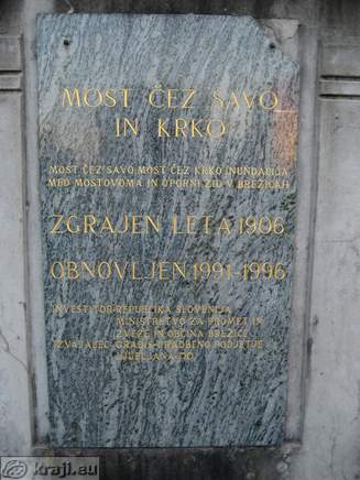 Alte Brücke über den Sava und Krka