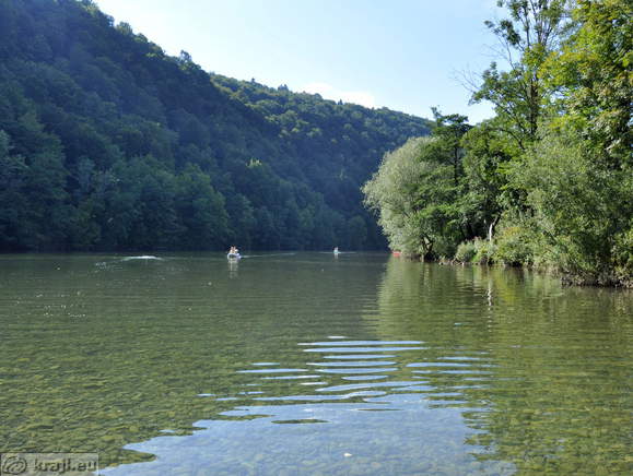 Kolpa River at the bathing area in Radenci