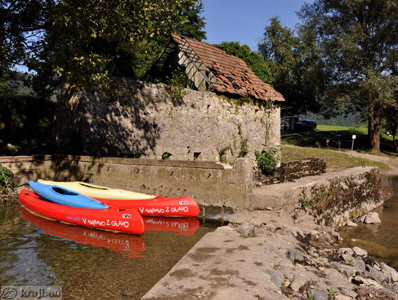 Old mill on the Kolpa River