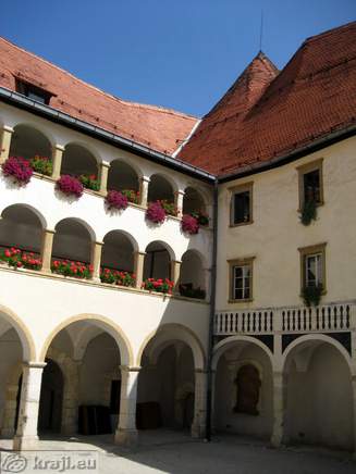 North side of castle with tower