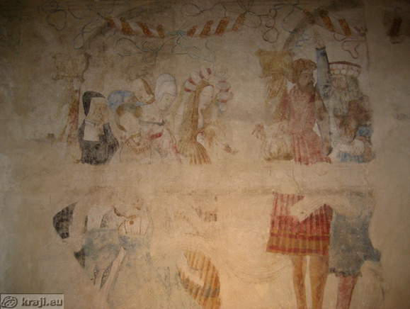 Frescos in the Castle Rajhenburg