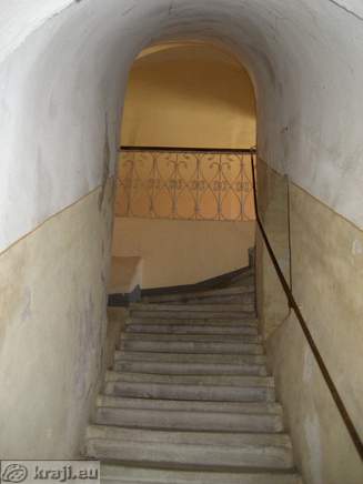 Staircase in the castle