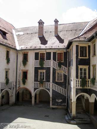 Southwest part of Castle Brestanica