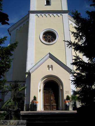 Front of the church