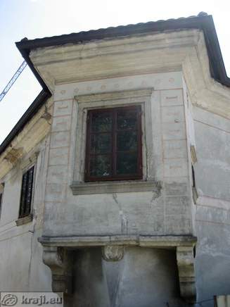 Balcony on the corner of Valvasor's House Balcony on the corner of Valvasor's House
