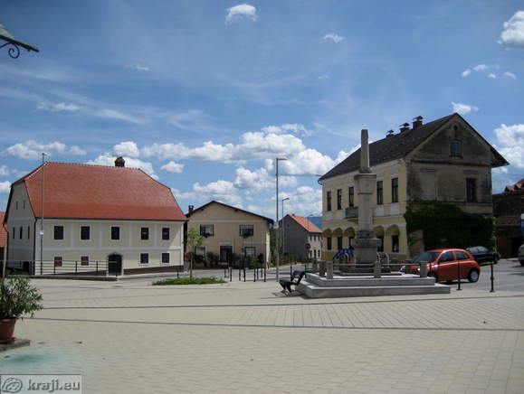 Leskovec pri Krškem <br> Trg borcev v Leskovcu pri Krškem