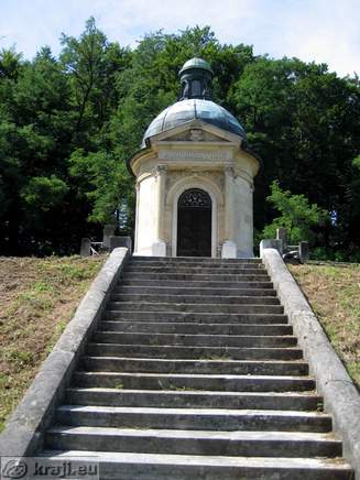 Stairs to the mausoleum of Anton Auersperg