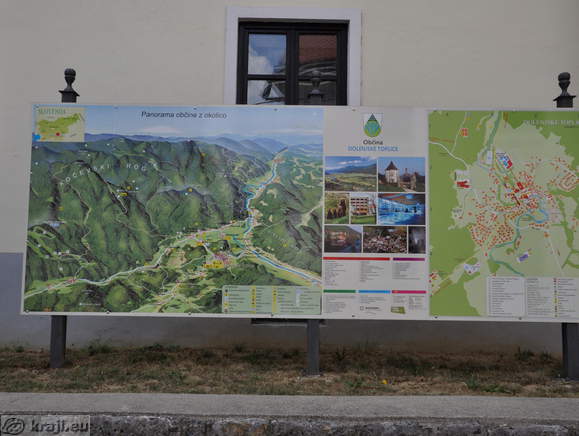 Informativna tabla - Dolenjske Toplice