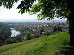 Kette Avenue - View of Novo mesto and Krka river 