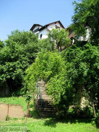 Stairs that leads to Breg from Zupancic promenade
