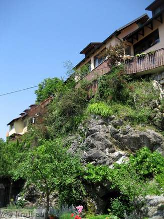 Houses on rocky Breg